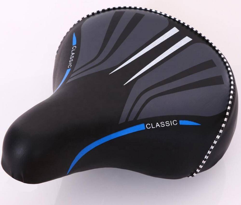 bicycle spare parts -leather bicycle saddle for electric bicycle