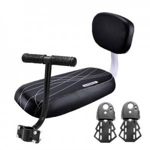 2020 Hot Sale Cheap Soft Cushion Upgraded Removable Back Rest Passenger Rear Seat Waterproof Bicycle Back Seat
