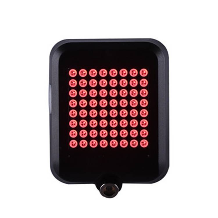 Bike light intelligent steering brake laser taillight USB charged mountain bike steering safety LED warning bicycle light