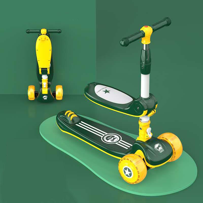 OEM and ODM 2 in 1 kid scooter and balance bike 3 wheels scooter factory price