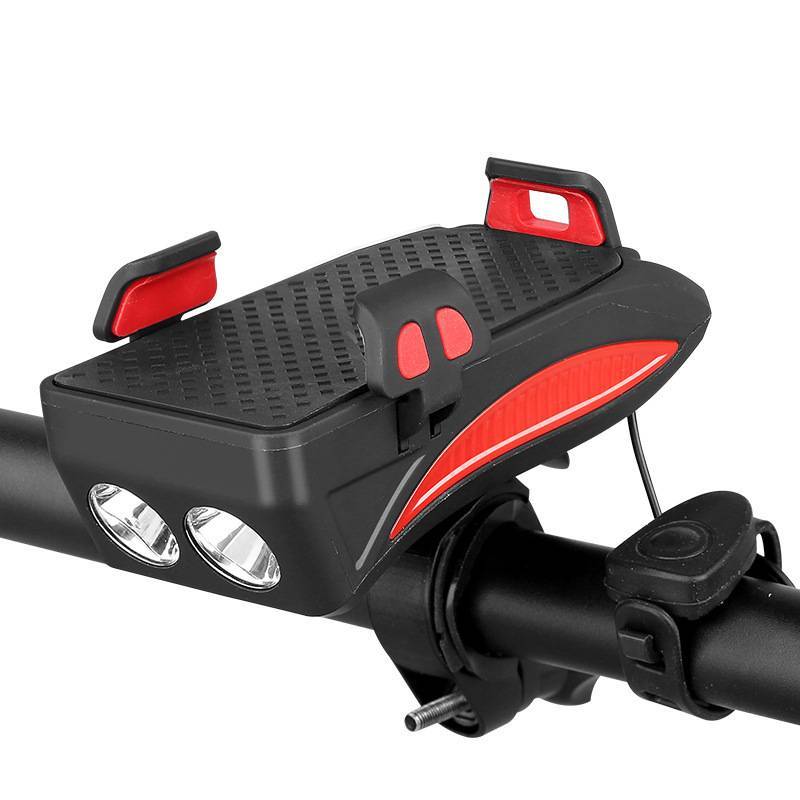 4 in 1 bicycle light 4000 mAh/high quality convenient USB bike lights rechargeable LED multifunction cycle light
