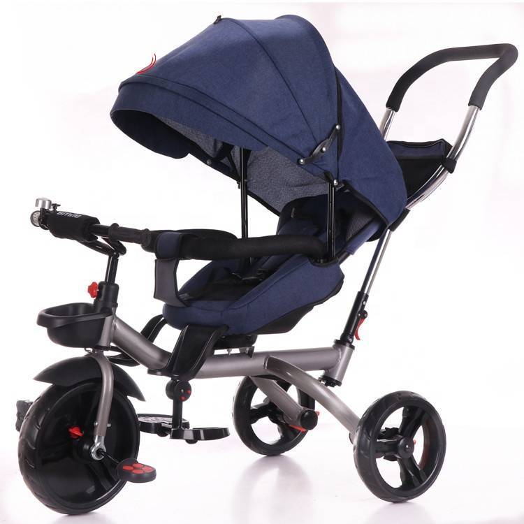 european market baby tricycle/ WELCOME TO CHRISTMAS kids tricycle with wagon/Chinese New baby tricycle backrest CE