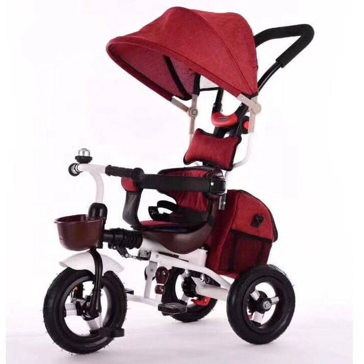 New arrival folding child tricycle with foot pedal/Hot selling best quality smart baby tricycles with push bar/Metal trike kids